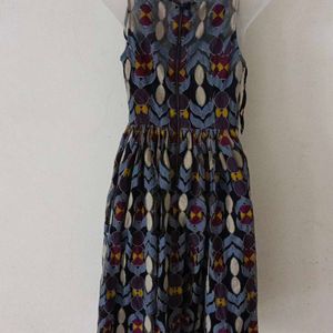 MULTY FLARED FROCK DRESS