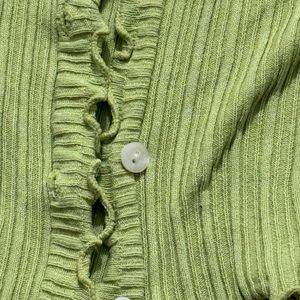 Green Cardigan