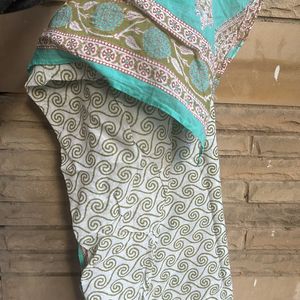 Libas Motifs Printed Sea Green Kurta Set