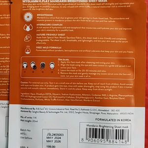 Pack Of 2 K.Play Sheet Mask