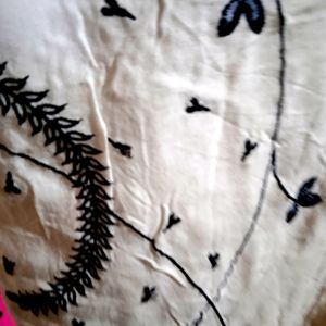 Gorgeous White Kurti With Embroidery Work
