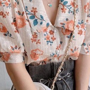 Korean Printed Top