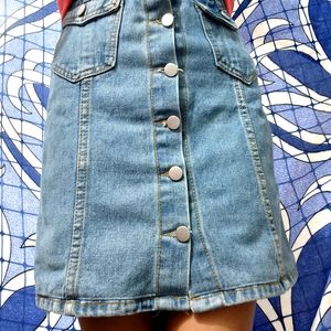 Short Denim Skirt