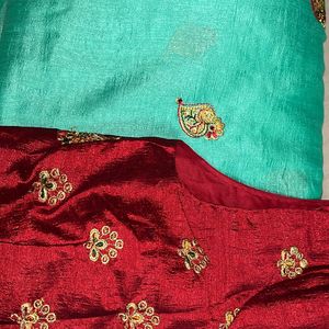 Saree With Ready Made Blause