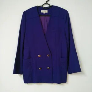 Vintage Collarless Blazer