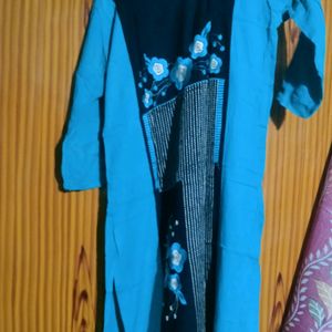 Combo Kurti Set Black & Green, Blue& Yellow