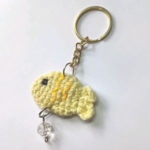 Mini Fish Crochet Keychain