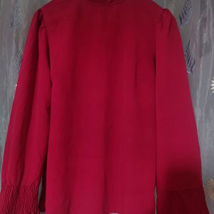 Dorothy Perkins Red Top In Pristine Condition (Siz