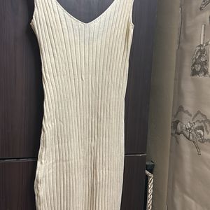 Beige Casual Dress