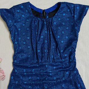 Blue Shimmery Dress