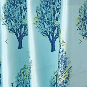 Cortina Turquoise Printed Curtains