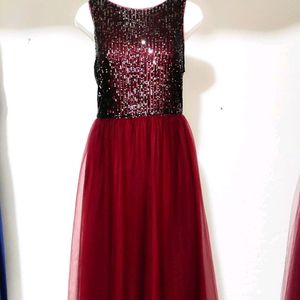 Red Sequin Dress