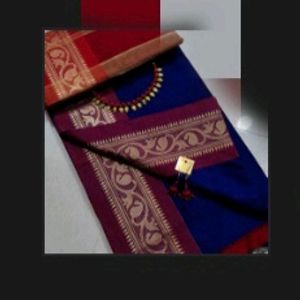 Handloom Cotton Saree_two Colour