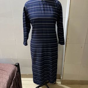 Long Kurti Navy Blue