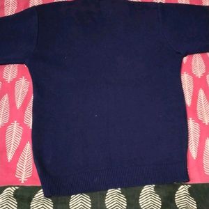 💙navy Blue Sweater For Unisex Age 6-10