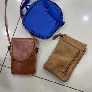 Kids and woman sling bag combo