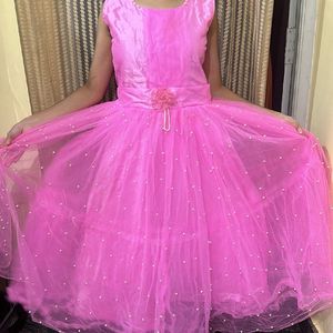 Barbie Pink Pearl Gown