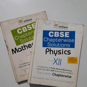 Arihant CBSE Chapterwise Solutions Physics And Mat