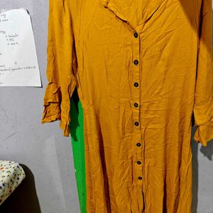 Mustard Kurti