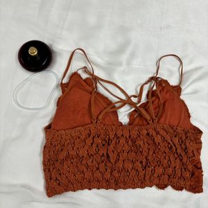 Criss Cross lace Bralette Top