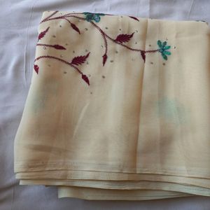 New Embroided Saree