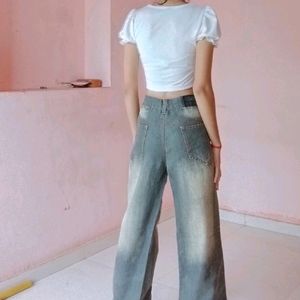 Vintage Grey Bootcut Jeans 👖