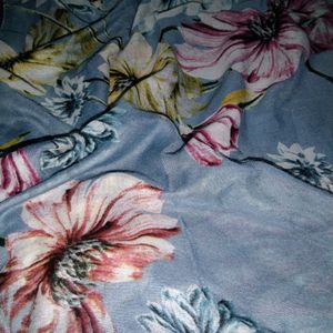 Max Floral Scarf (Blue)