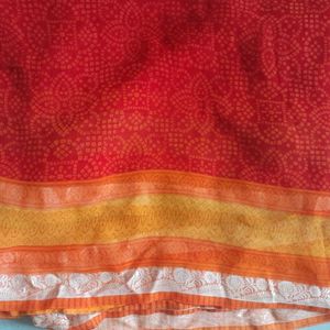 Chunari Print Saree