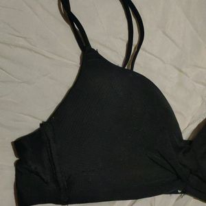 Black Bow Tie Like Bra Size 32 B