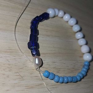 Real Pearl with Beads DIY