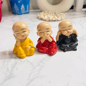 Set Of Cute Buddha Idols