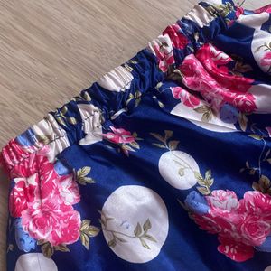 Skirt Flower Print