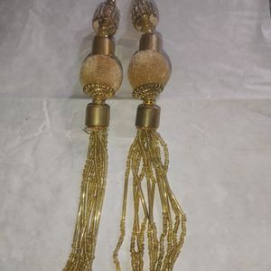 Beautiful Golden Latkan For Lehangas / Kurtis