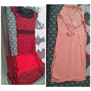 1slim gown, and kurta