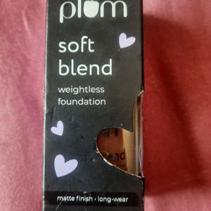 [Seal New] Plum Soft Blend Foundation 135N