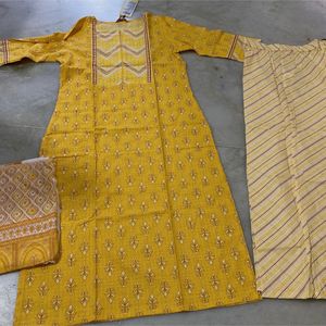 Branded Kurta Set With Dupatta