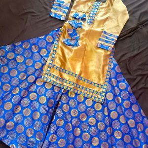 Bnarasi Silk Plazo Kurti 💥set