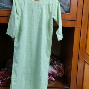 Khadi Cotton Kurti With Pant Plazo