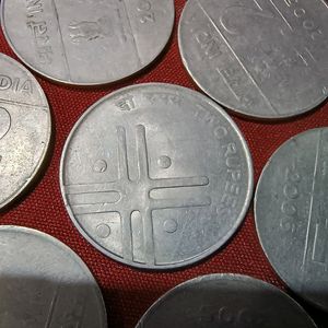 2 Rupees Cross Coin Unity In Diversity Issue, 50ps