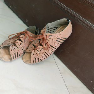 Laced Sandals Or Slippers