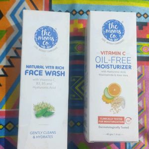 The Moms Co. Face wash & Oil Free Moisturizer