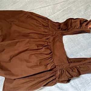 Cute Brown Empire Top