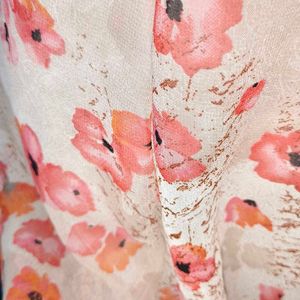 Floral Printed Peach Dress