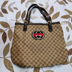 Gucci Canvas Tote Bag