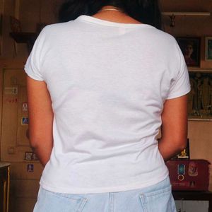 White Colour Tshirt