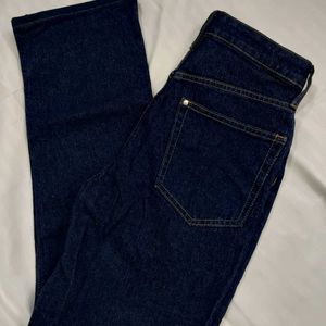 H&M Vintage Straight High Waist And Denim