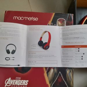 Macmerise P47 Avengers Bluetooth Headphones🎧