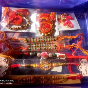 Rakhi Set Of 8( 1 Free)