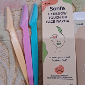 Sanfe Combo🔥3 Facial razors & 36 Acne patches