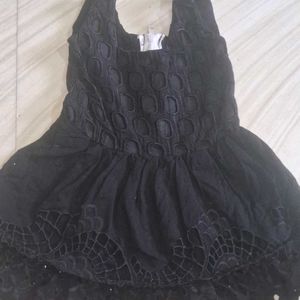 Baby Frock Black